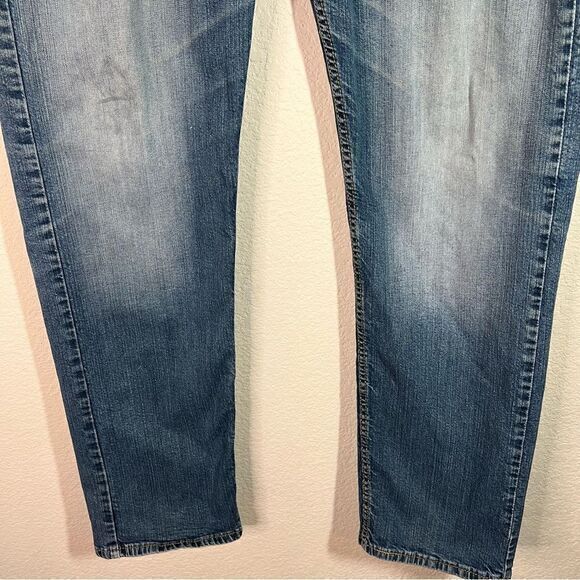 Levi's 505 Medium Blue Straight Leg Jeans Men’s‎ Size 38WX32L - Picture 3 of 10